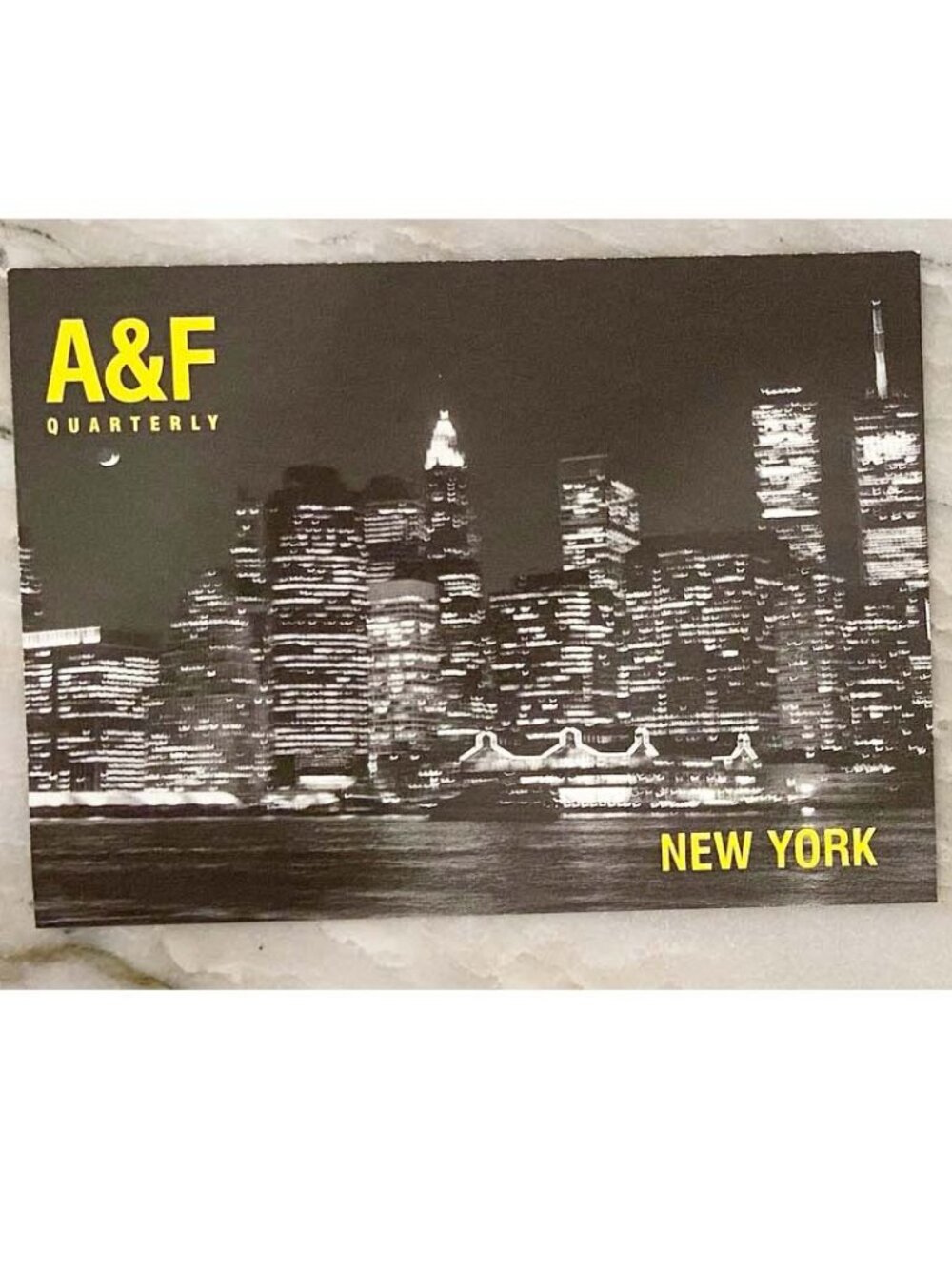 ABERCROMBIE & FITCH: New York credit card application & subscription offer cards